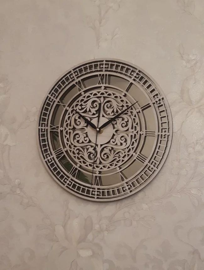 Carved Clock