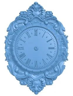 Clock symmetrical pattern