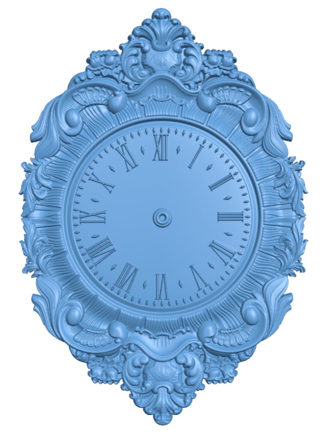 Clock symmetrical pattern