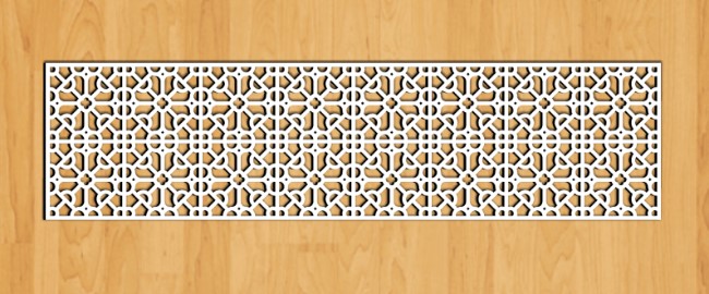 Design pattern screen panel