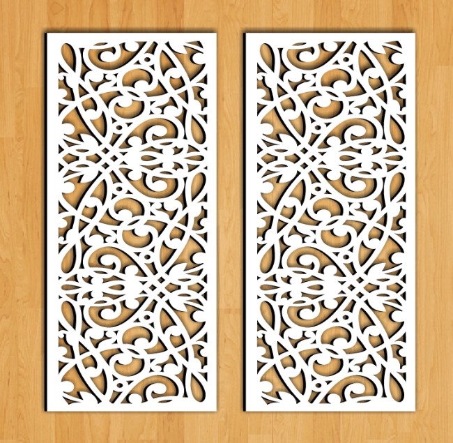 Design pattern screen panel