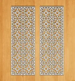 Design pattern screen panel