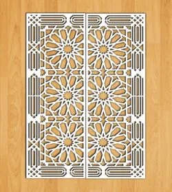 Design pattern screen panel