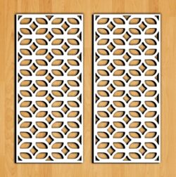 Design pattern screen panel