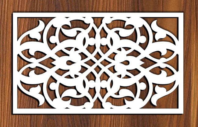 Design pattern screen panel