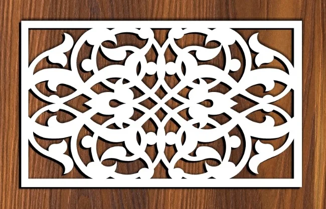 Design pattern screen panel