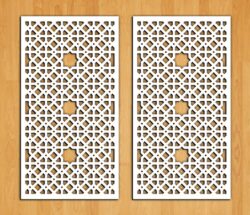 Design pattern screen panel