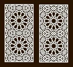 Design pattern screen panel