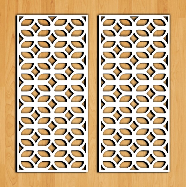 Design pattern screen panel