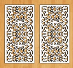 Design pattern screen panel