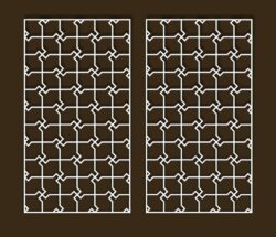 Design pattern screen panel