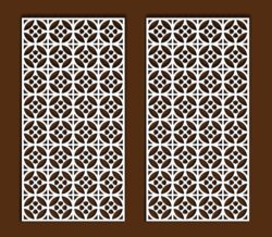 Design pattern screen panel