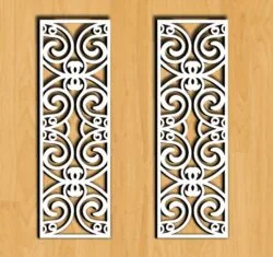 Design pattern screen panel