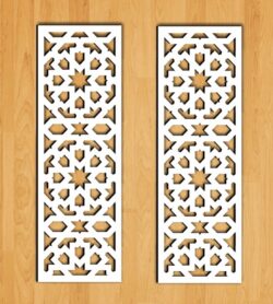 Design pattern screen panel