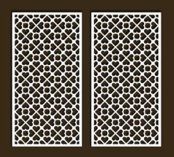 Design pattern screen panel