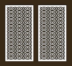 Design pattern screen panel