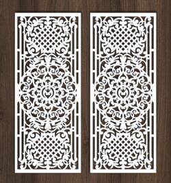 Design pattern screen panel