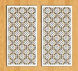 Design pattern screen panel