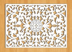 Design pattern screen panel