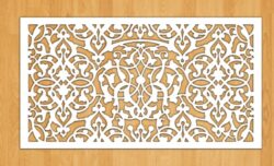 Design pattern screen panel