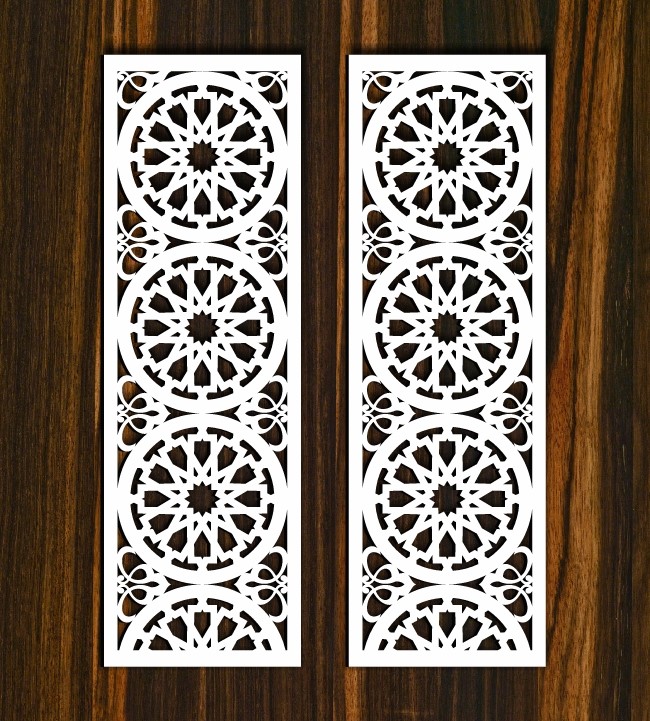 Design pattern screen panel