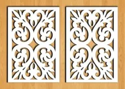 Design pattern screen panel