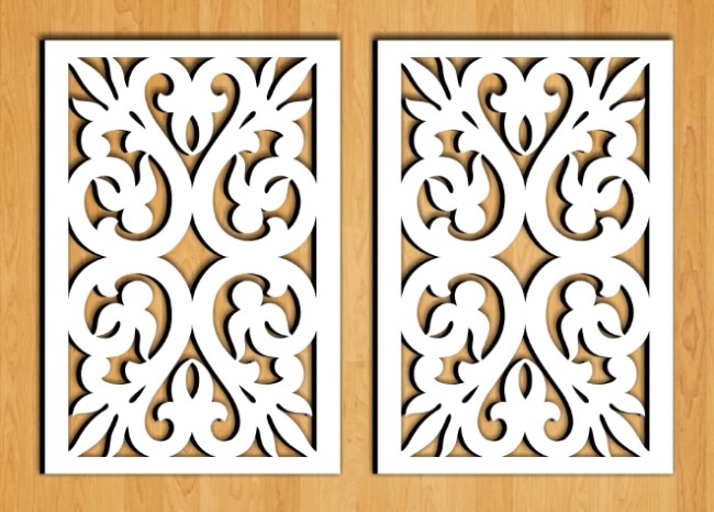 Design pattern screen panel