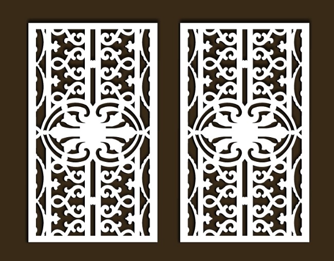 Design pattern screen panel