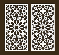 Design pattern screen panel