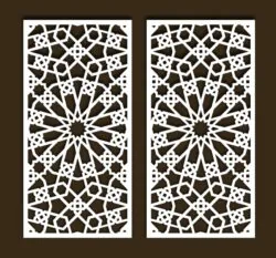 Design pattern screen panel