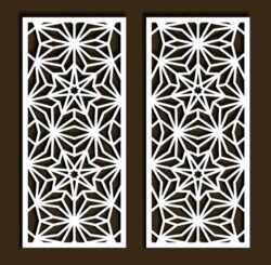 Design pattern screen panel