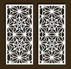 Design pattern screen panel