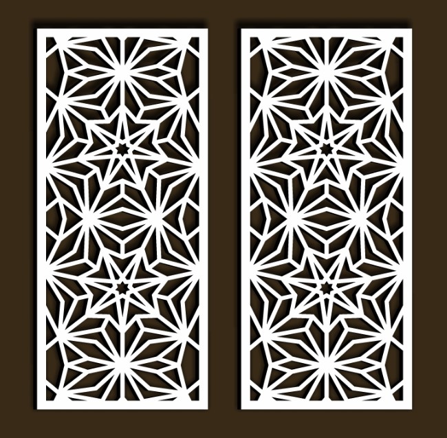 Design pattern screen panel