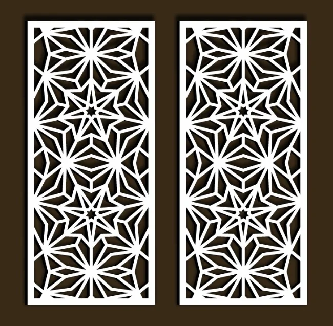 Design pattern screen panel