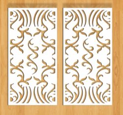 Design pattern screen panel