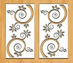 Design pattern screen panel