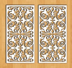 Design pattern screen panel