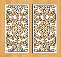 Design pattern screen panel