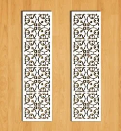 Design pattern screen panel