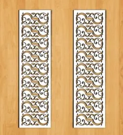 Design pattern screen panel