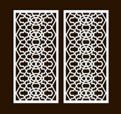 Design pattern screen panel