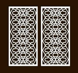 Design pattern screen panel