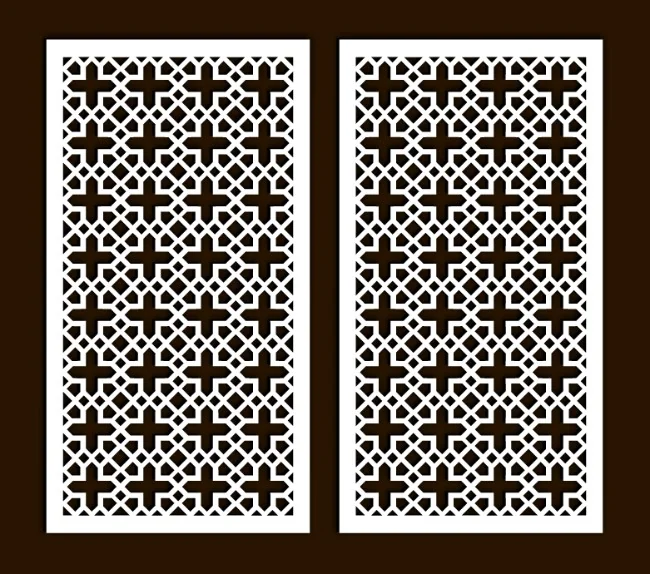 Design pattern screen panel