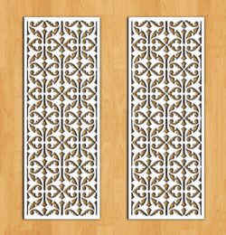 Design pattern screen panel