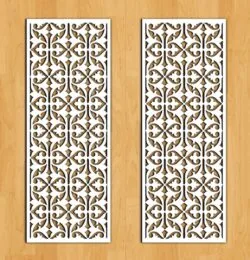 Design pattern screen panel