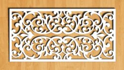 Design pattern screen panel