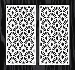 Design pattern screen panel