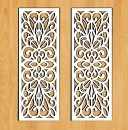 Design pattern screen panel