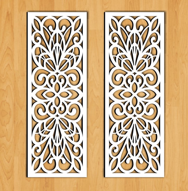 Design pattern screen panel