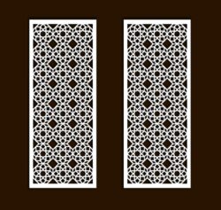 Design pattern screen panel